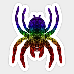 Cross Hatching Tarantula V11 Sticker